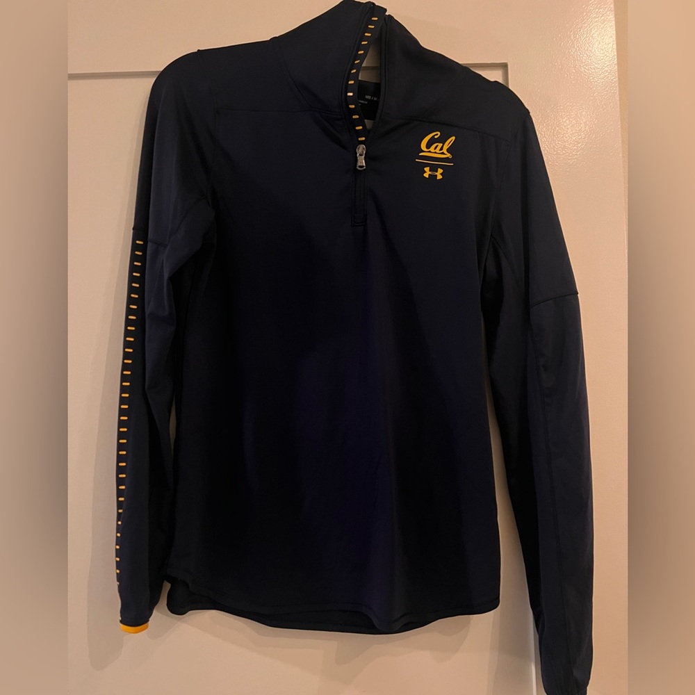 Under Armour Cal Dark Blue 1/4 zip pullover
